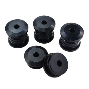 Rear Suspension <b>Bracket</b> Sleeve Kit For Ford Mustang 15-17 <b>Black</b> Rubber Bushings Replacement Parts - Product Image 1