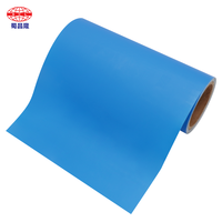 36 #   Ruban anti-effraction bleu mat, simple face, en acrylique, avec couche blanche non transférable, pour la fermeture des cartons et des sacs