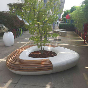 H117 Huge Tree <b>Pot</b> Outdoor City Artistic Garden Shopping Mall Decorative <b>Large</b> Size Flower and Tree Planters - Product Image 3
