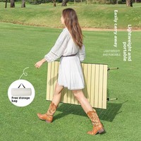 Ensemble table et chaises de camping Explorer Iron tout-en-un - pliable, avec dessus enroulable, mobilier d'extérieur portable