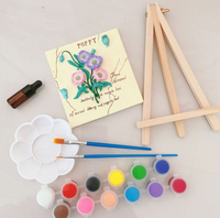 Nouveau kit de peinture 3D moderne en plâtre flottant pour enfants, cadeau DIY pour le Nouvel An et Thanksgiving, pour la décoration intérieure, design Art Déco