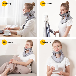 Collare Cervicale Ortopedico Gonfiabile Alphay OEM con Doppia Trazione per Comfort in Ufficio e Dispositivo di Trazione Cervicale - Product Image 2