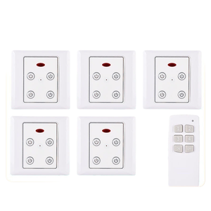 Control Remoto Infrarrojo de Cuatro Vías Tipo 86 220V de Alta Potencia ABS IP27 para Iluminación de Paredes, Tiendas, Salas de Exposiciones, Inteligente - Product Image 4