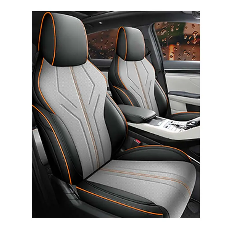 Full Set Automotive Interior Custom Leather Car Seat Covers Set for Byd Song Plus Ev Car Seat Cover Waterproof