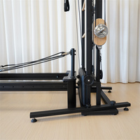 Machine de Pilates Reformer noire mate personnalisée avec tour spirale pour ensembles de fitness professionnels en salle de sport – Reformers Pilates