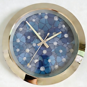 Wholesale Luxury Luminous Metal <strong>Wall</strong> <strong>Clocks</strong> Single Face Custom Home <strong>Decor</strong> Calendar Feature Living Room Placement Quartz Needle - Product Image 6