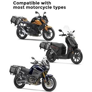 롤 탑 라이더 PVC 맞춤형 방수 배달 안장 탱크 가방 오토바이 가방 - Product Image 3