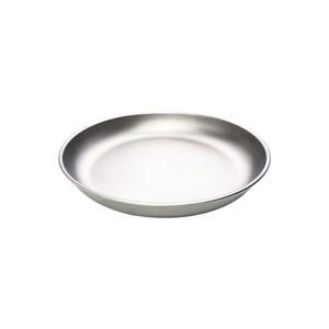 จานไทเทเนียมแท้ ขนาด 19 ซม. 21 ซม. แบบขัดทราย รูปทรงกลม สำหรับย่างเนื้อ ผัก ใช้กลางแจ้ง โรงแรม ร้านกาแฟ ชา - Product Image 2