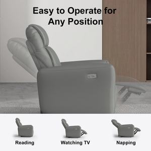 Sofá reclinable plegable eléctrico moderno al por mayor de fábrica para apartamento, comedor, hotel y sala de estar - Product Image 3