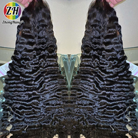 Vendor Wig Rambut Keriting Mentah Burma 4A Grosir, Wig Rambut Manusia Keriting Dalam dengan Lace Closure Transparan, Kepadatan 150% 180% 200%