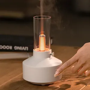 Beste Aromatische Olie Aroma Diffuser 150Ml Kaars Draagbare Etherische Olie Diffuser Aromatherapie Aroma Diffuser Met Nachtlampje