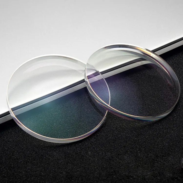 Optical Lens glass manufacturer CR39 1.56 HMC EMI UV Spectacle Lenses