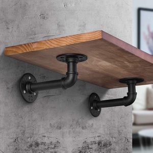 Tubo di <span class=keywords><strong>Staffe</strong></span> di Mensola di Heavy Duty Supporto L Decorativi In Metallo Acciaio Inox Galleggiante Montaggio A Parete Ghisa Industriale Tubo Scaffale <span class=keywords><strong>Staffe</strong></span> - Product Image 5