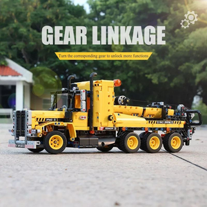 Mould King 17011S 1277PCS Engineering Serie Road Trailer Car Building Block Model Technical Educational Toy Festival Gift - Product Image 6