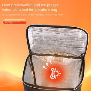 Bolsa de Compras para Exteriores con Capacidad de 40L, con Aislamiento Térmico y Hielo para Entrega de Comida a Domicilio, Refrigeración para Llevar, Bolsa Extraíble - Product Image 2