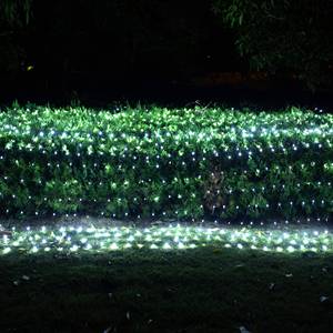 Guirlande lumineuse Yliang en cuivre avec filet, 360 LED - Blanc chaud, 50 000 heures, décoration électrique filaire pour extérieur, Noël, lumières scintillantes - Product Image 1