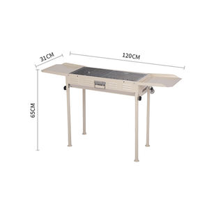 Barbacoa parrilla barbacoa portátil plegable parrilla barbacoa al aire libre freír Parrilla <span class=keywords><strong>de</strong></span> carbón <span class=keywords><strong>de</strong></span> doble propósito - Product Image 4