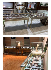 Vitrines de présentation de bijoux anciens pour musées, comptoirs d'<span class=keywords><strong>exposition</strong></span> d'échantillons pour magasins de détail et centres commerciaux - Product Image 6