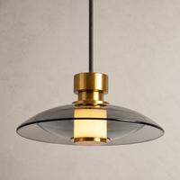 Lustre LED suspendu pour salle à manger, verre transparent, noir et or, pour îlot de cuisine, E26, hauteur réglable, lampe de plafond moderne, design artistique