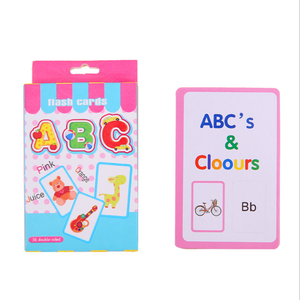 Impresión personalizada Juguetes educativos para niños Enlighten educación temprana Tarjeta de alfabetización en inglés Tarjeta cognitiva <span class=keywords><strong>ABC</strong></span> - Product Image 6
