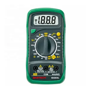 Multimeter Tester Portable Multi Tester AC DC Voltage DC Current Diode Continuity Temperature Tester