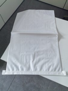 Sacos de polipropileno laminado azul personalizados <span class=keywords><strong>USKY</strong></span> de 100 kg y 50 kg para arroz, granos y maíz, con impresión, grado alimenticio, Yemen, Ghana - Product Image 5