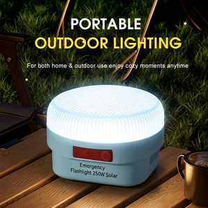 Luz LED Solar Portátil Ultrabrillante y de Ahorro de Energía, Perfecta para Acampar al Aire Libre, Puestos de Mercado Nocturno, Cortes de Energía de Emergencia y H - Product Image 2