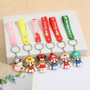 <span class=keywords><strong>Mali</strong></span> mignon Silicone porte-clés <span class=keywords><strong>Mali</strong></span> jeu entourant 3D stéréoscopique pendentif porte-clés - Product Image 4