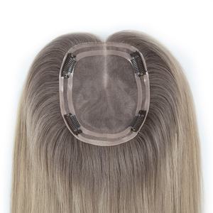 Mono Lase Cobertura Total, Cabello Humano Virgen de la Mejor Calidad con Cutícula Alineada, Topper para Mujeres - Product Image 1