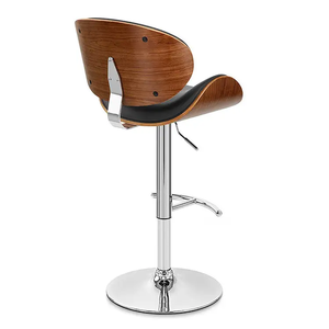 <span class=keywords><strong>Chaise</strong></span> de bar <span class=keywords><strong>haute</strong></span> de <span class=keywords><strong>cuisine</strong></span> pivotante à hauteur de comptoir de siège en bois Offre Spéciale moderne nouveau design - Product Image 6