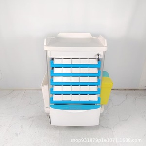 Medical ABS Multi-Function Hospital <b>Trolley</b> With Drawer And Bucket For Operating Room And Emergency Use - Product Image 2
