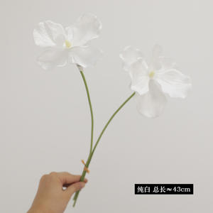 蝴蝶兰供应商丝绸假兰花家居花瓶婚礼装饰廉价人造兰花仿真钩花散装 - Product Image 6