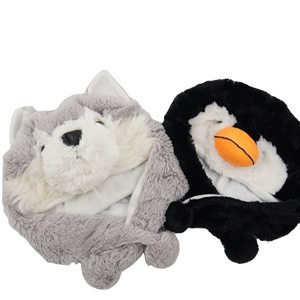 Tùy chỉnh Dễ Thương Chim Cánh Cụt mùa đông Mũ sang trọng với Tai ấm bảo vệ Mũ ngoài trời cho trẻ em - Product Image 6