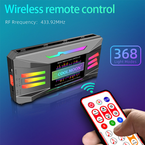 COOLMOON Nuovissimo Accessorio per PC Gaming PA-<span class=keywords><strong>2</strong></span> Controller 120V Telecomando Wireless Sincronizzato con Musica 5v 3pin ARGB Controller Fam PWM - Product Image 6
