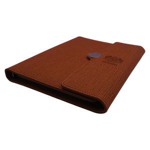 Carnets en cuir PU A5 personnalisés, de bonne qualité, avec logo personnalisé, estampage à chaud, carnet en cuir PU - Product Image 3
