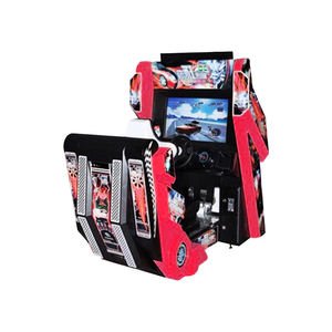 Op maat gemaakte muntautomaat racearcade met 32-inch HD LCD-scherm en <span class=keywords><strong>online</strong></span> tweepersoonsverbinding voor kinderen en volwassenen - Product Image 2