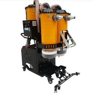 JS V9 Three Cyclone aspiradora industrial vacuum cleaner for exhaust cleaning floor grinder dust collector