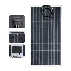 Panneau solaire durable 150W ETFE 160W panneau solaire flexible 150W pour bateau de camping-car caravanes remorque