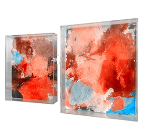 Perspex Frame Custom Rectangular Clear Acrylic Shadow Box Frames Wholesale Desktop Clear Perspex Painting Display Case