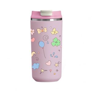 Gobelet isotherme personnalisé en acier inoxydable à double paroi de 16 oz avec poignée et couvercle anti-fuite, isolation thermique de 24 à 36 heures, sans BPA - Product Image 1