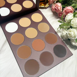 Paleta de Polvos Compactos Mate para Contorno Facial de 12 Colores, Marca Privada - Product Image 2