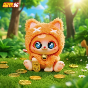Caja Sorpresa Original al por Mayor SUPERGG <span class=keywords><strong>PICOCO</strong></span> Serie Gato con Capa de la Suerte, Figura Decorativa de Gato de la Suerte, Colgante de Peluche, Regalo para Niñas - Product Image 5