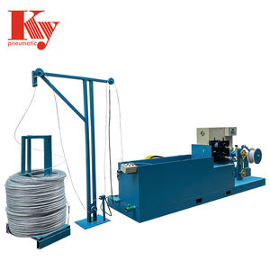 آلة سحب وتسطيح الأسلاك الحديدية عالية السرعة وأوتوماتيكية بالكامل لإنتاج مسامير T وF مقاس 16/18 - Product Image 1