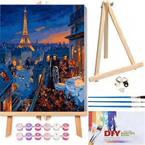 "Kit di pittura personalizzata con numeri-pittura a olio astratta artigianale per adulti, tela dipinta a mano per decorazioni murali per la casa" <span class=keywords><strong>l</strong></span> - Product Image 5