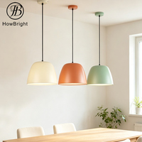 Lampe suspendue moderne en métal noir, blanc, rouge, vert, E27, Max, Mid, Small, Min, plafonnier décoratif pour la maison et le bureau