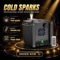 Feux d'artifice à étincelles froides sans fil étanches 700W avec télécommande pour mariage, DJ, fête, scène