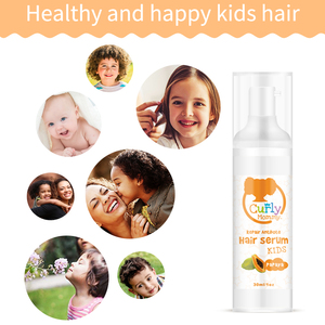 Curlymom-<span class=keywords><strong>suero</strong></span> para el cabello de hojas para <span class=keywords><strong>niños</strong></span>, aceite de coco con frizz suave sedoso, vitamina E, orgánico - Product Image 5