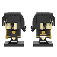 MOC7875 Cantante Estadounidense, 154 Piezas, Ladrillos de Construcción de Plástico para Armar, Cantante, Bailarín, Artista, Filantropo, Músico