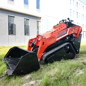 Minicargadora Tovisen V1000 con Motor Diésel Kubota, Cargadora de Orugas Pequeña con Alto Flujo Hidráulico para Jardinería - Product Image 5