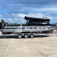 Cabine de vitesse en aluminium de 30 pieds 9m Cruiser Yacht de luxe Easy Craft Bateau de pêche motorisé à vendre
